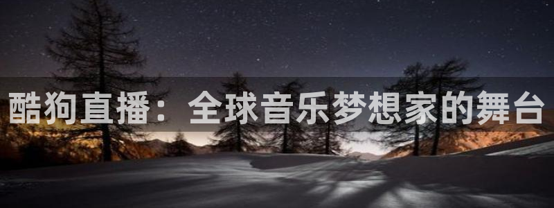 蜘蛛体育直播小狐狸：酷狗直播：全球音乐梦想家的舞台